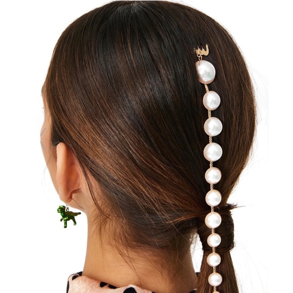 Hair Extension Enchanted Oceans Pearl Barrette - Picture 3 of 10